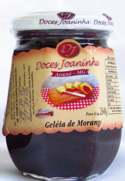 Geleia de Morango 230g - Doces Joaninha
