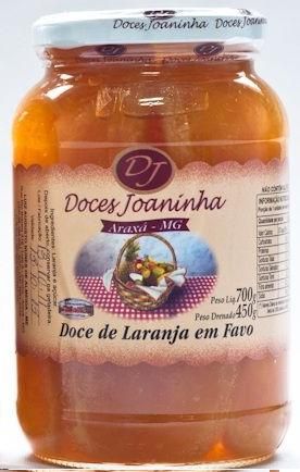 Doce de Laranja Favo                        700 grs